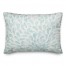 Teal Floral Burst Pattern 14x20 Spun Poly Pillow