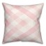 Blush Woven Rug Pattern 18x18 Spun Poly Pillow