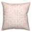 Geo Blush Tile Quad Pattern 18x18 Spun Poly Pillow