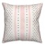Blush and Navy Watercolor Pattern 18x18 Spun Poly Pillow