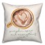 Pumpkin Spice Nice Heart Latte 18x18 Spun Poly Pillow