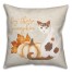 Hey Pumpkin Cat 18x18 Spun Poly Pillow