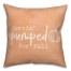 Orange Pumped for Fall 18x18 Spun Poly Pillow