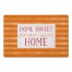 Pumpkin Spiced Home Stripes 27x18 Floor Mat