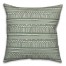 Sketchy Tribal Print Green 18x18 Spun Poly Pillow