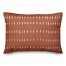 Abstract White Dots on Orange 14x20 Spun Poly Pillow