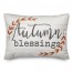 Autumn Blessings Orange Laurel 14x20 Spun Poly Pillow
