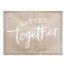 Beige Gather Together 18x14 Poly Twill Placemat