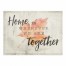 Home Together Orange Leaf 18x14 Poly Twill Placemat