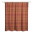 Autumn Plaid Pattern 71x74 Shower Curtain