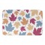 Fall Watercolor Leaf Pattern 34x21 Bath Mat