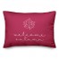Magenta Welcome Autumn 14x20 Spun Poly Pillow