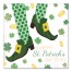 St. Patricks Leprechaun Dance 16x16 Canvas Wall Art