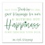 Green Simple Irish Blessing 16x16 Canvas Wall Art