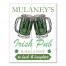 Green Family Irish Pub Mugs 16x20 Personalized Canvas Wall Art