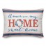 America Home Sweet Home 14x20 Spun Poly Pillow