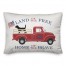 Land Free Home Brave Dog Truck 14x20 Spun Poly Pillow