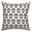 Sugar Skull Black and White Pattern 18x18 Spun Poly Pillow