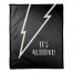 It's Alive Lightning Bolt 50x60 Coral Fleece Blanket