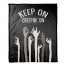 Keep on Creepin on Zombies 50x60 Coral Fleece Blanket