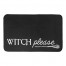 Black and White Witch Please 34x21 Bath Mat