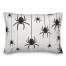 Black and White Spider Pattern  14x20 Spun Poly Pillow