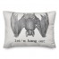 Lets Hang Out Bat 14x20 Spun Poly Pillow