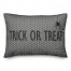 Black and White Trick or Treat 14x20 Spun Poly Pillow