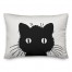 Vintage Black Cat 14x20 Spun Poly Pillow