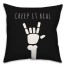 Creep it Real Skeleton 18x18 Spun Poly Pillow