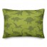 Dinosaur Pattern on Green and Lime 14x20 Spun Poly Pillow