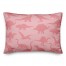 Dinosaur Pattern on Pink and Pink 14x20 Spun Poly Pillow