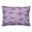 Dinosaur Pattern on Purple and Purple 14x20 Spun Poly Pillow