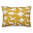 Dinosaur Pattern on Yellow and White 14x20 Spun Poly Pillow