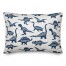 Dinosaurs with Names Navy 14x20 Spun Poly Pillow