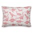 Dinosaurs with Names Pink 14x20 Spun Poly Pillow