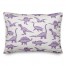 Dinosaurs with Names Purple 14x20 Spun Poly Pillow