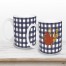 Navy Buffalo Check Drinkware Collection