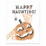 Mid Mod Pumpkin Happy Haunting 8x10 Tabletop Canvas