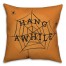 Hang Awhile Spiderweb 18x18 Spun Poly Pillow