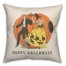 Happy Halloween Linen Couple 18x18 Spun Poly Pillow