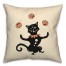 Juggling Cat 18x18 Spun Poly Pillow