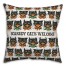 Scaredy Cats Pattern 18x18 Spun Poly Pillow