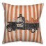 Skellys Landscaping Truck Retro with Stripes 18x18 Spun Poly Pillow