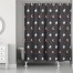 Moon and Stars Pattern 71x74 Shower Curtain