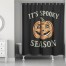 Retro Pumpkin Spooky Season 71x74 Shower Curtain