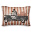 Skellys Landscaping Truck Retro with Stripes 14x20 Spun Poly Pillow
