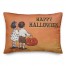 Vintage Halloween Trick or Treating Kids 14x20 Spun Poly Pillow