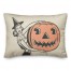 Vintage Witch and Pumpkins 14x20 Spun Poly Pillow
