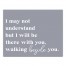 I Will Walk Beside You 11x14 Canvas Wall Art